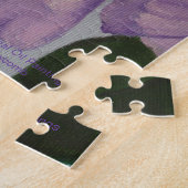 Paarse dommerik Jigsee Puzzle Legpuzzel (Zijkant)