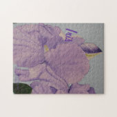 Paarse dommerik Jigsee Puzzle Legpuzzel (Horizontaal)