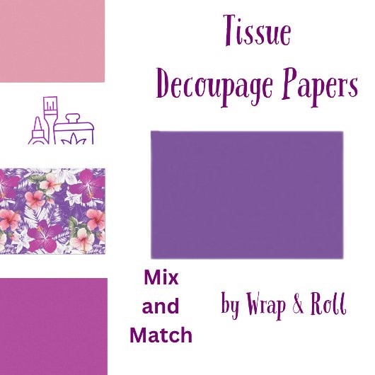 Paarse donker tissuepapier