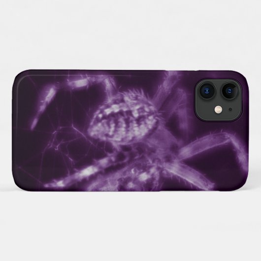 Paarse dood Case-Mate iPhone case (Achterkant (horizontaal))