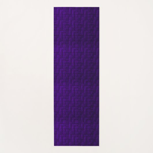 Paarse doolhof yogamat (Voorkant)