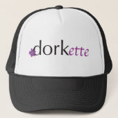 Paarse Dorkette Trucker Pet (Voorkant)