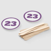 paarse douanenummer handwaaier (Niet-gemonteerd)