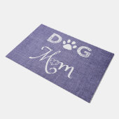 Paarse Draagtas van mam Deurmat (Schuin)