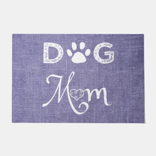 Paarse Draagtas van mam Deurmat (Voorkant)