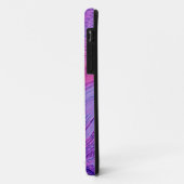 Paarse Draaiende Abstracte Kunst Case-Mate iPhone Case (Achterkant/links)