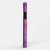 Paarse Draaiende Abstracte Kunst Case-Mate iPhone Case (Achterkant/rechts)