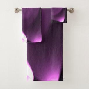 Paarse Draaiende Lichten Bad Handdoek