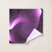 Paarse draaiende lichten bad handdoek (Wasdoekje)