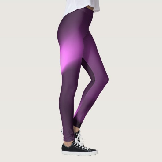 Paarse draaiende lichten leggings (Rechts)
