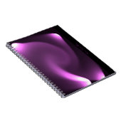Paarse Draaiende Lichten Notitieboek (Rechterzijde)