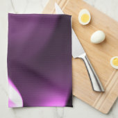 Paarse draaiende lichten theedoek (Quarter Fold)