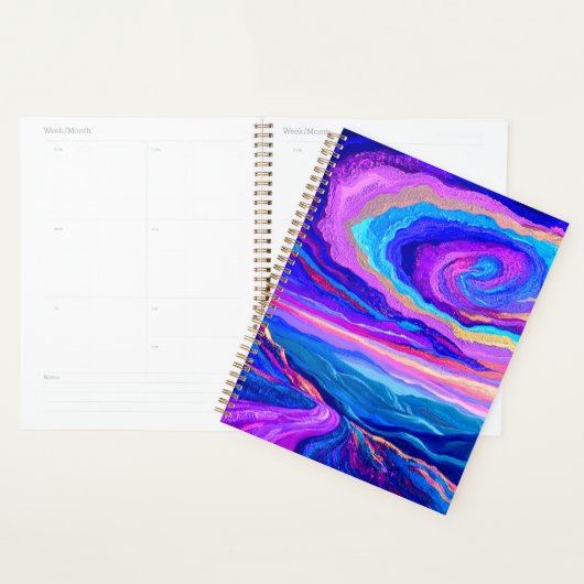 Paarse Draaikolk Planner (Display)