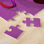 Paarse draak 8x10 legpuzzel (Zijkant)