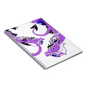 Paarse draak notitieboek (Rechterzijde)