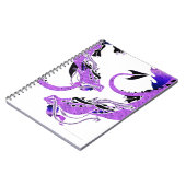 Paarse draak notitieboek (Linkerzijde)