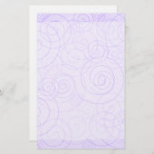 Paarse draden voor het schrijven van papier (Voorkant / Achterkant)