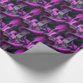 Paarse dragon cadeaupapier (Hoek)