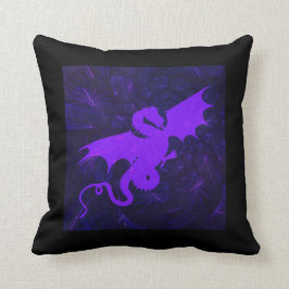 Paarse dragon Fantasy Dreams Kussen