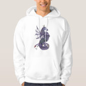 PAARSE DRAGON HOODIE (Voorkant)