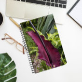 Paarse Dragon Lily Bloom Botanical Notitieboek