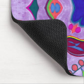 Paarse Dragon Mousepad Muismat (Hoek)