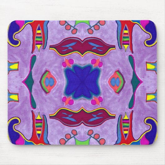 Paarse Dragon Mousepad Muismat (Voorkant)