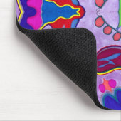 Paarse Dragon Mousepad Muismat (Hoek)