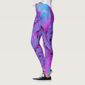 Paarse Dragon Swirl Leggings (Links)