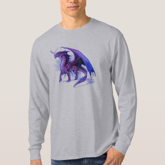 Paarse dragon t-shirt (Voorkant)