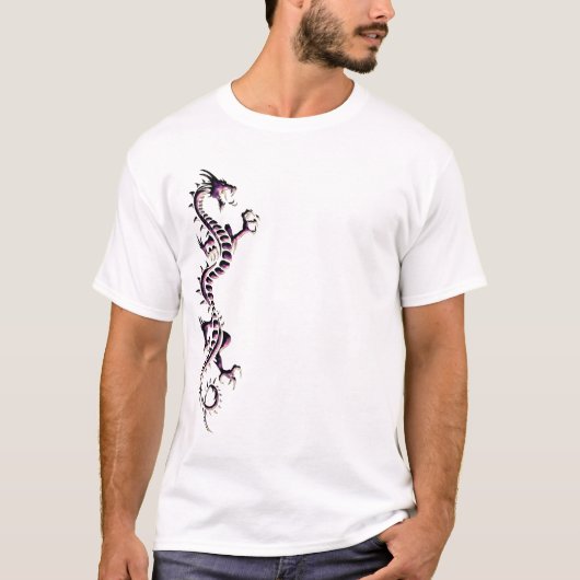 PAARSE DRAGON T-SHIRT (Voorkant)
