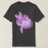 Paarse dragon t-shirt (Design voorkant)