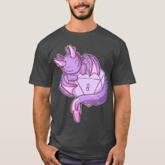 Paarse dragon t-shirt