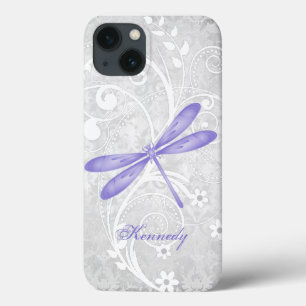 Paarse Dragonfly aangepast iPhone X-hoesje Case-Mate iPhone Case