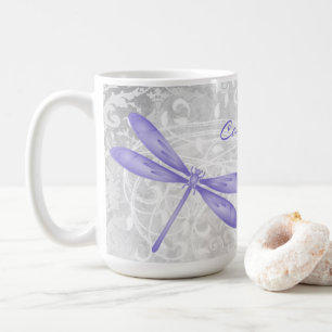Paarse Dragonfly - Aangepaste koffie-Mok Koffiemok