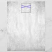 Paarse dragonfly - Aangepaste papiervellen (Achterkant)