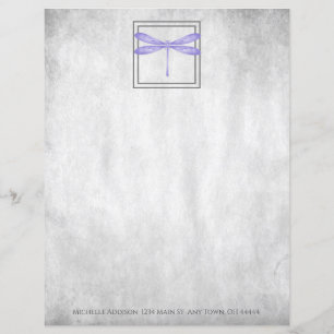 Paarse dragonfly - Aangepaste papiervellen