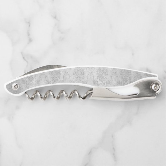 Paarse Dragonfly Damask Kurkentrekker (Achterkant)