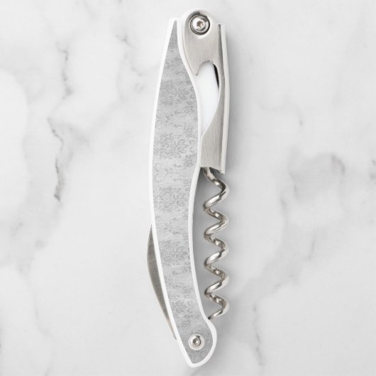 Paarse Dragonfly Damask Kurkentrekker (Achterkant)