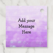 Paarse Dragonfly en Flowers Mandala Hand Drawn Bedankjes Labels (Achterkant)