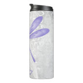 Paarse Dragonfly - Gepersonaliseerde thermische tr Thermosbeker (Geroteerd rechts)