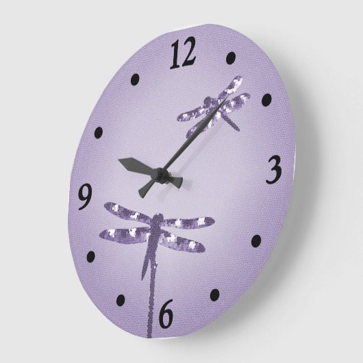 Paarse dragonfly klok (Hoek)