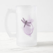 Paarse dragonfly matglas bierpul (Links)