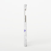 Paarse Dragonfly personaliseer het Hoesje van Sams Samsung Galaxy Hoesje (Linkerkant)