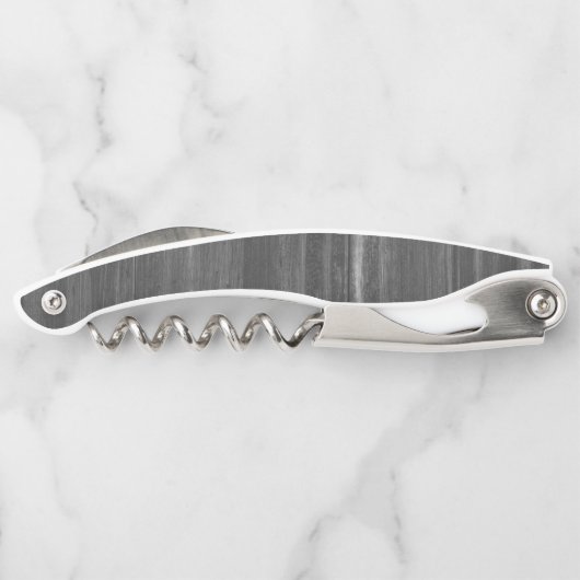 Paarse Dragonfly Rustische Kurkentrekker (Achterkant)