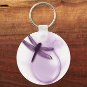 Paarse dragonfly sleutelhanger (Voorkant)