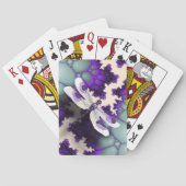 Paarse Dragonfly-speelkaarten Pokerkaarten (Achterkant)