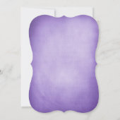 Paarse Dragonfly wervelt bruiloft Kaart (Achterkant)