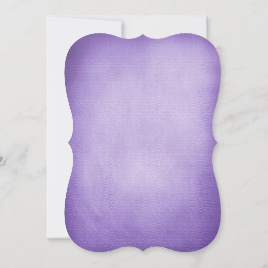 Paarse Dragonfly wervelt bruiloft Kaart (Achterkant)