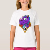 Paarse dragons voetbalteam shirt (Voorkant)